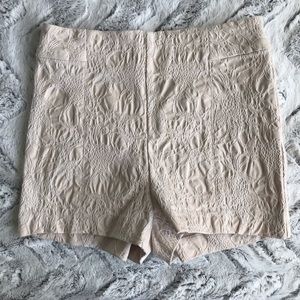 UO Kimchi Blue Pinup Shorts in Jacquard Cream 4